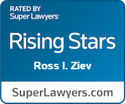 Ross I. Ziev has been rated as a Rising Star by Super Lawyers.