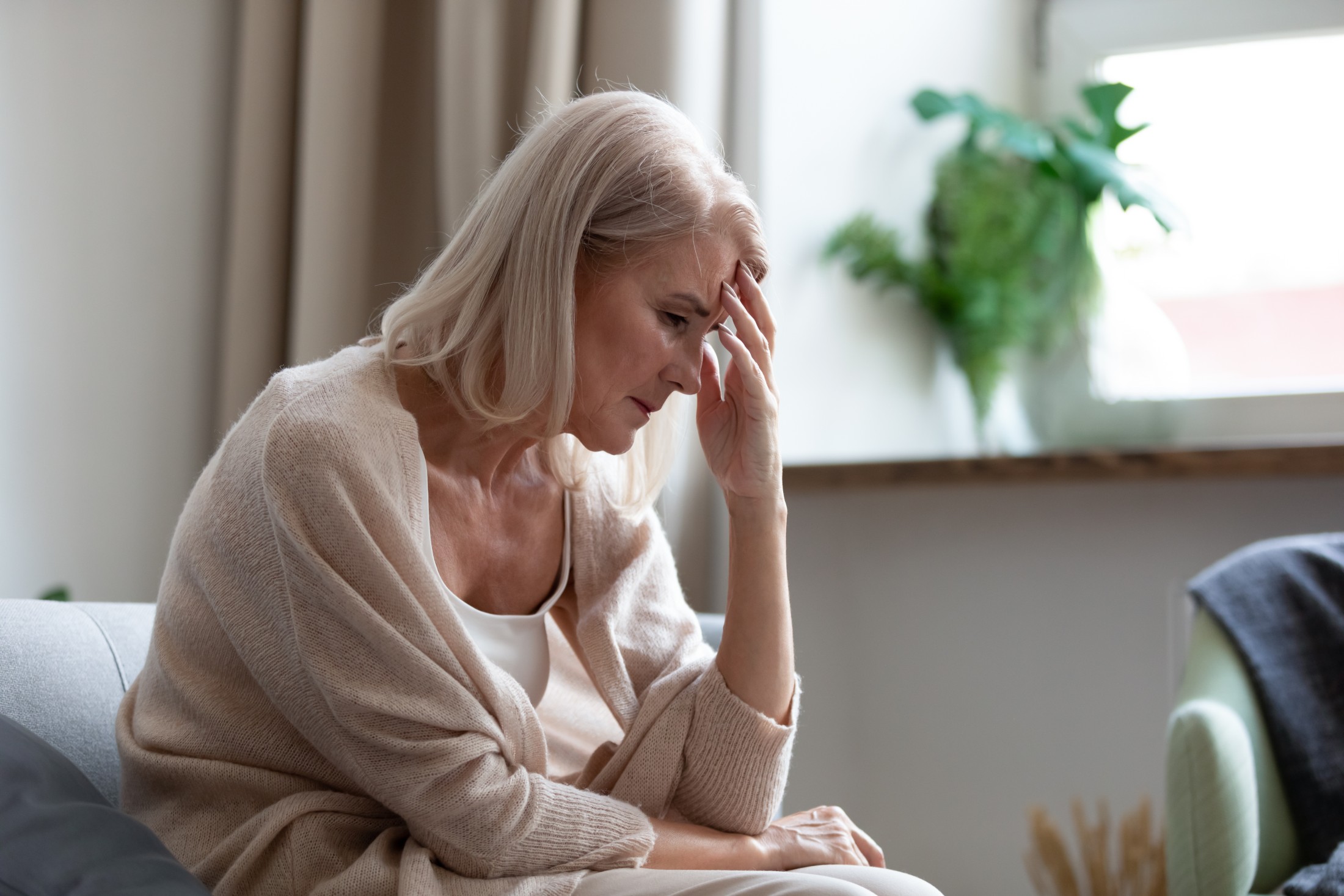 woman in distress