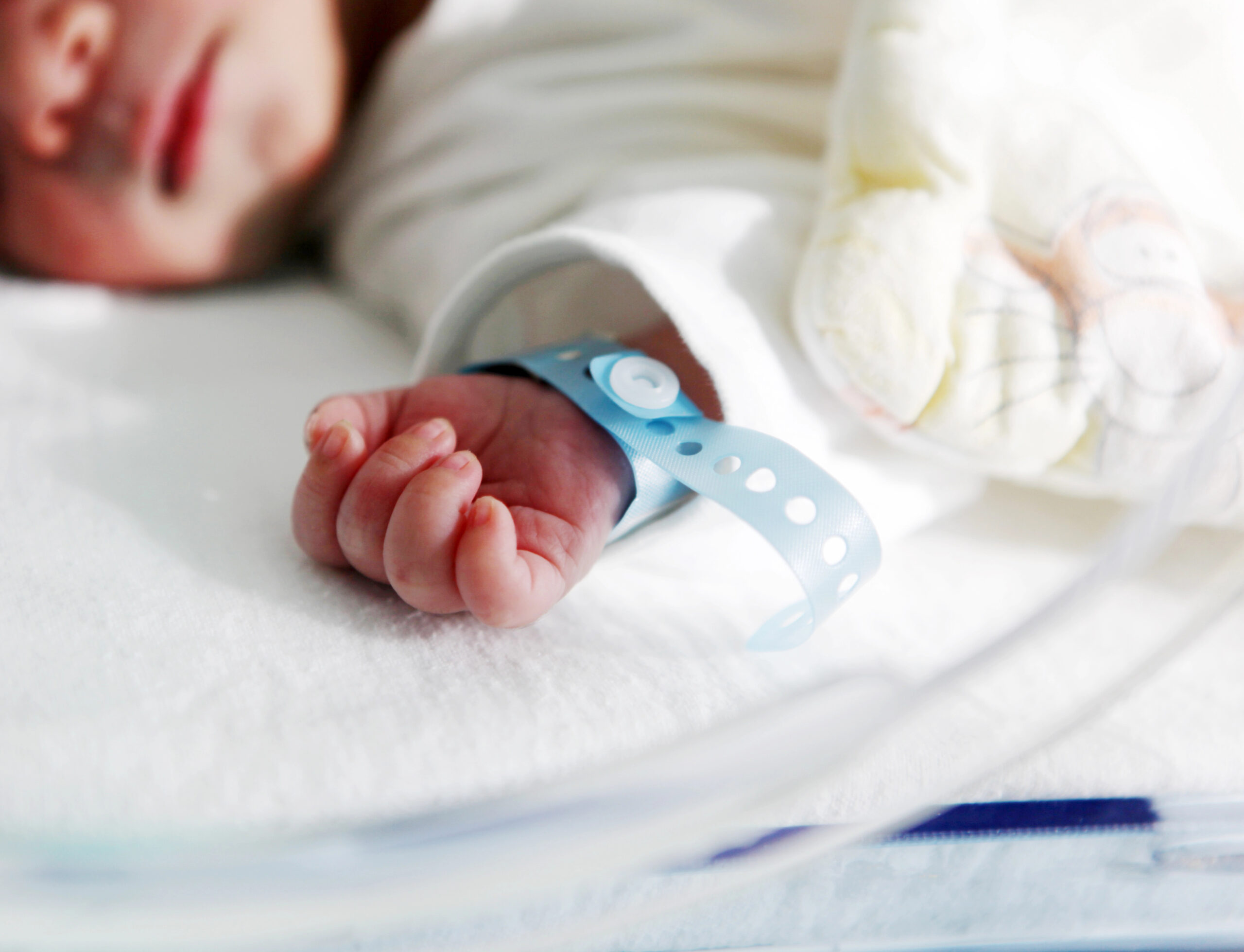 baby in hospital